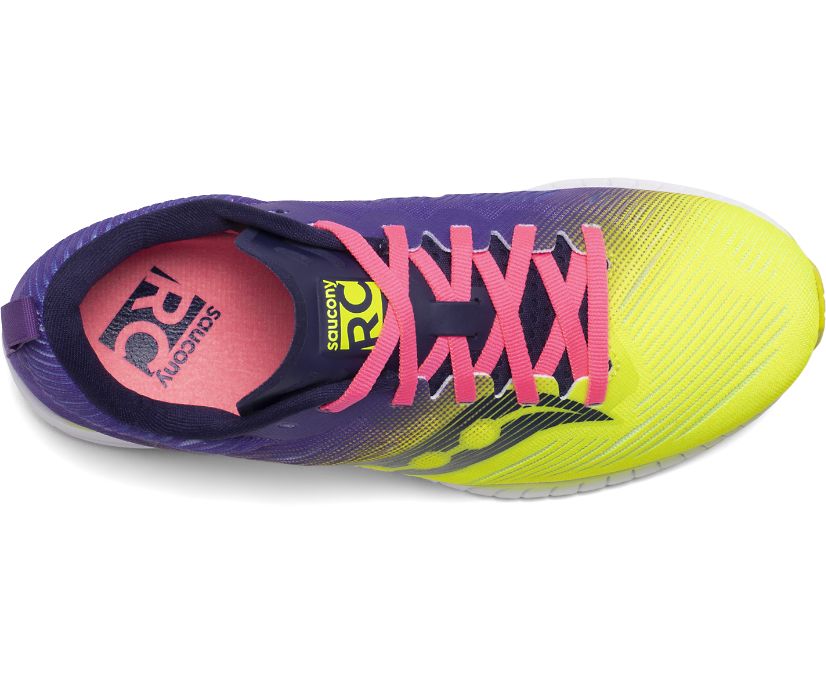 Saucony Fastwitch 9 Women's Running Shoes Yellow / Purple | AU 128BEXC